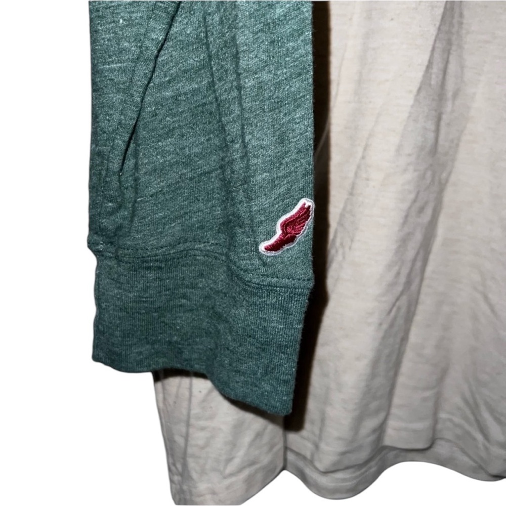 League Miami Canes Long Sleeve Tee – Green & Tan (XL) - Picture 9 of 14